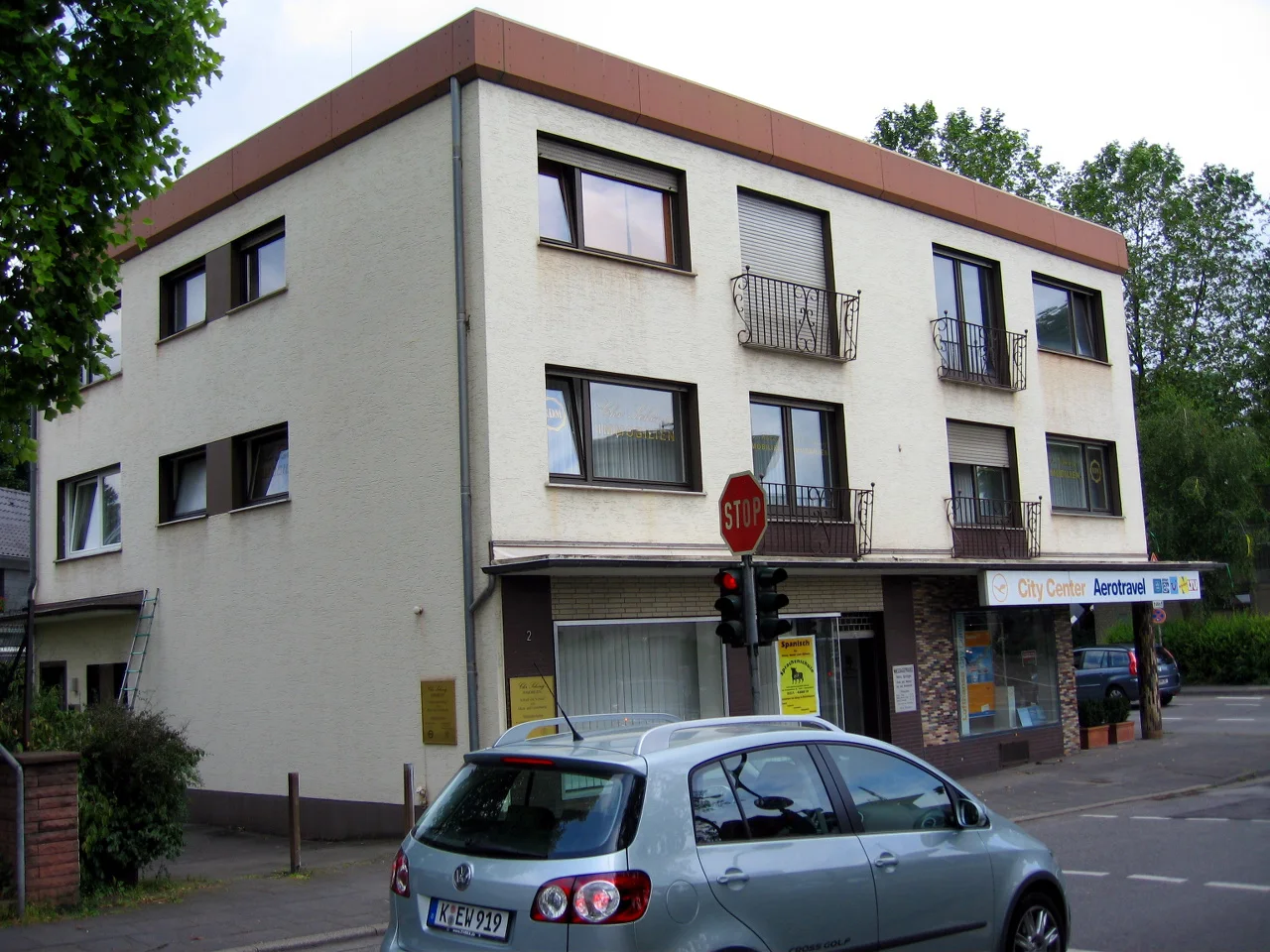 Kupfer-Dachrinnen in Deutz