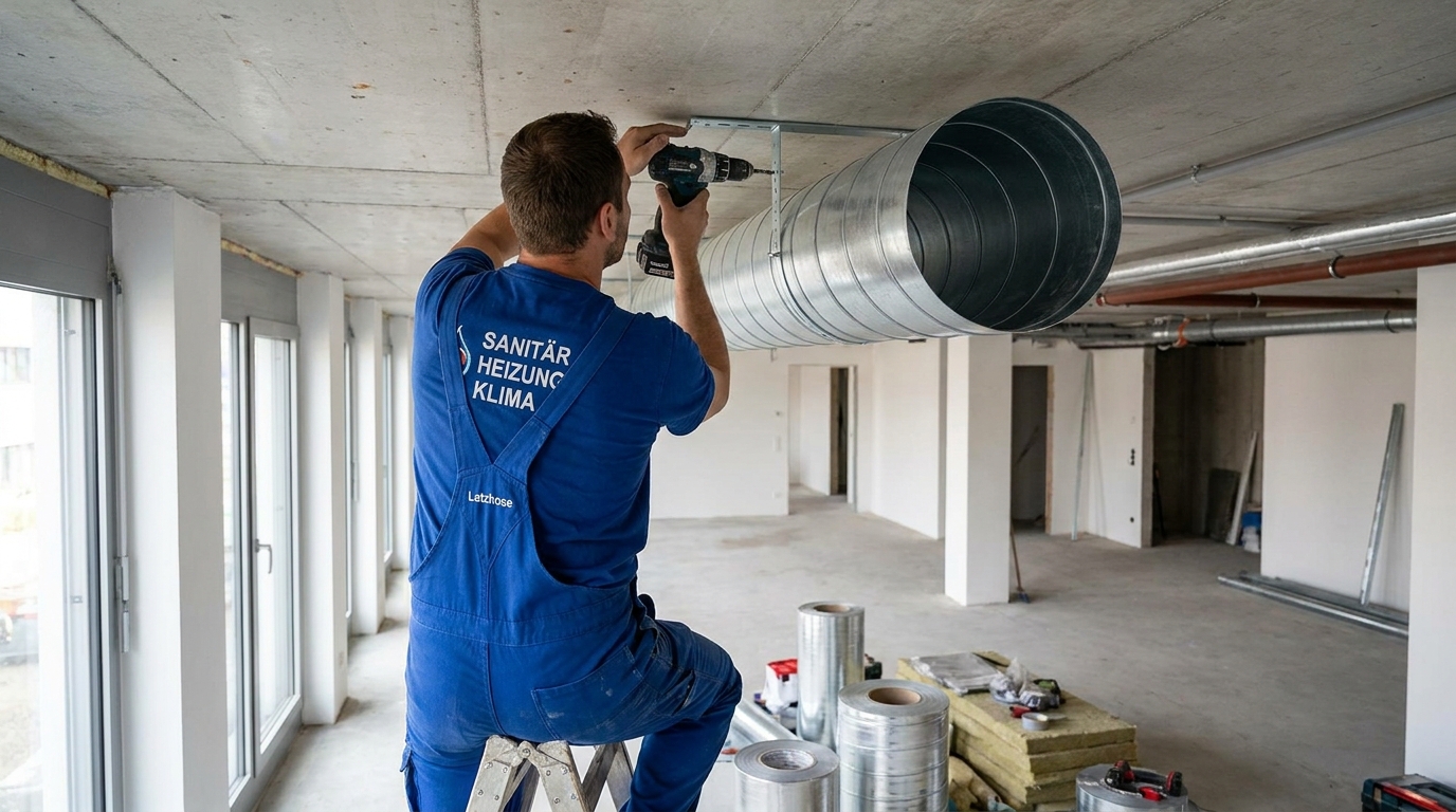 Lüftungsanlage Referenz HKLS.services Heidenheim