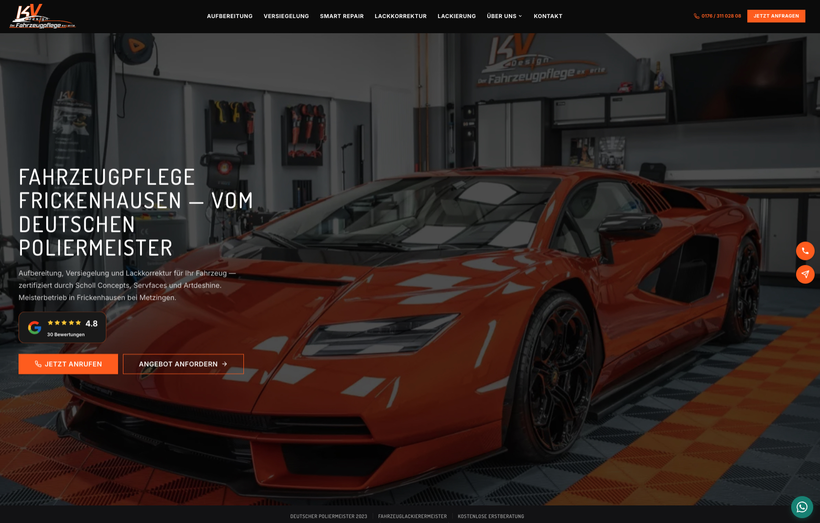 KV Design Fahrzeugpflege, Inhaber Kevin Vöhringer